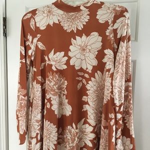 Agnes & Dora Large mock neck swing tunic